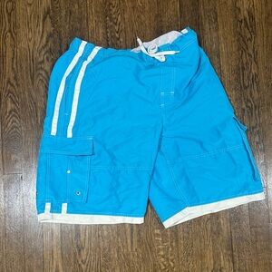 Beverly Hills Polo Club Turquoise Shorts with White Mesh